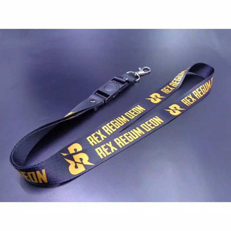 

Lanyard REX REGUM QEON RRQ tali lanyard DISTRO gantungan kunci / gamers/ mobile legends / name tag id card kartu nama / tali lanyard gantungan leher