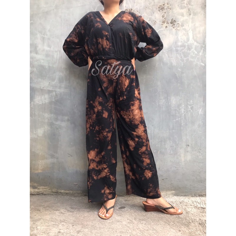 SETELAN CROP TIE DYE MURAH BALI