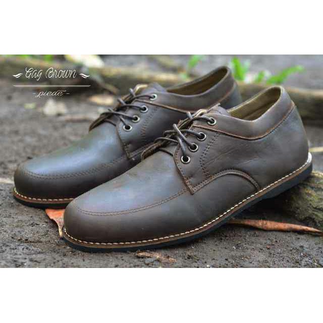 SEPATU PIEDE GAG BROWN KULIT