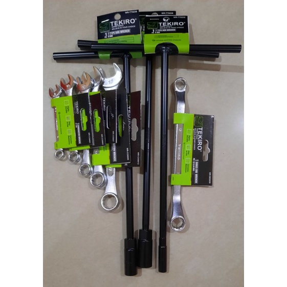 (Paketan)5pc Kunci Ring Pas 8,10,1214,17mm 3pcs Kunci T 8,12,14 1pcs Kunci Ring 12x14 Tekiro