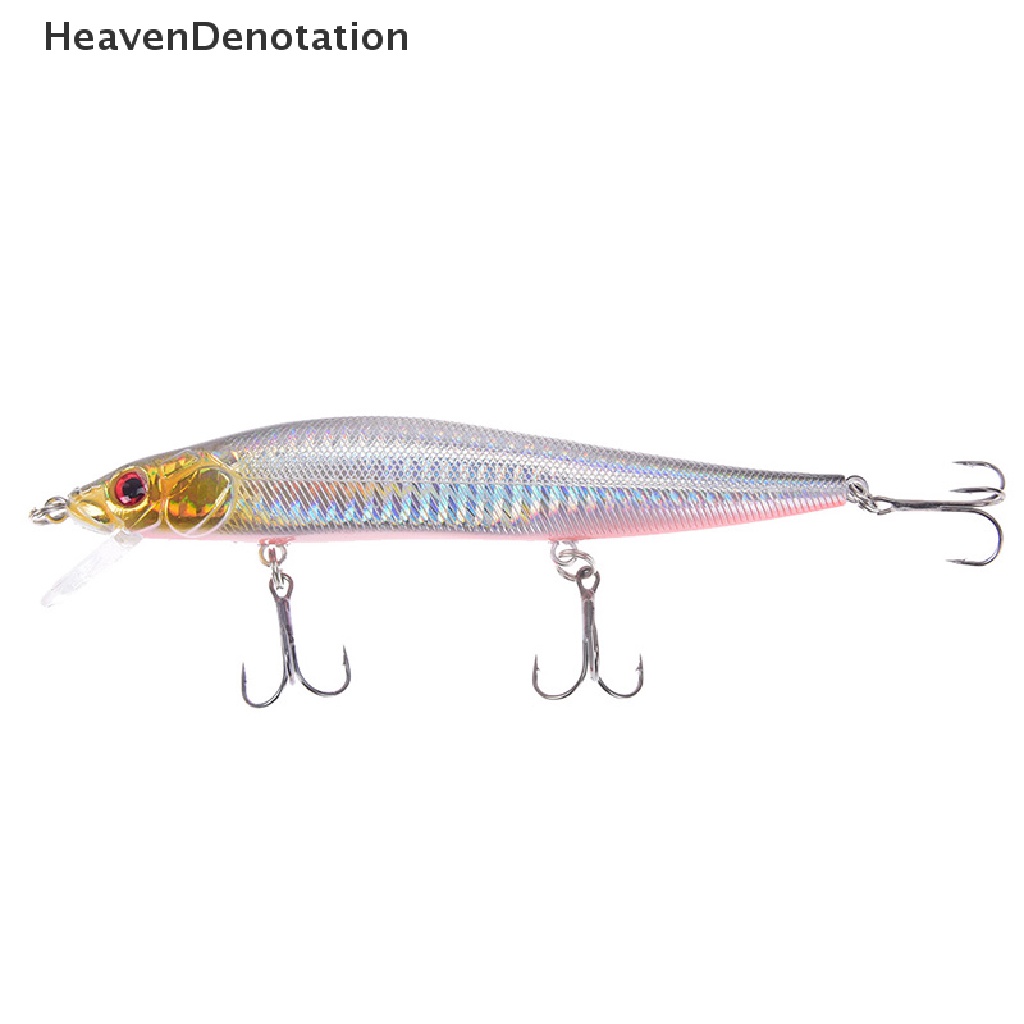 (Heavendenotation) 1pc Umpan Pancing Bentuk Ikan Kecil Bahan Plastik Keras 14cm / 23g