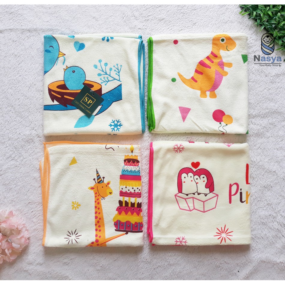 [B-010] Handuk bayi microfiber (50 x 100 cm)