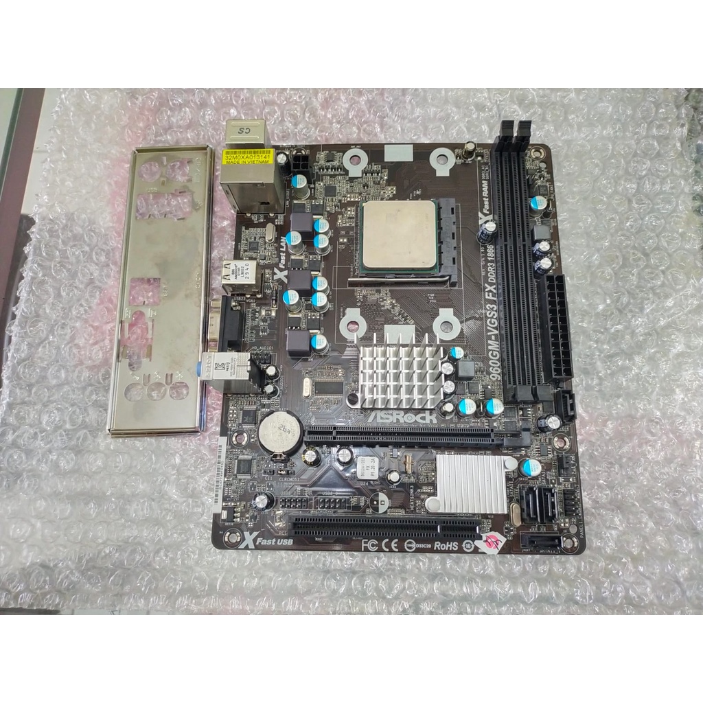 Paket Motherboard Am3+ Procesor Fx6100