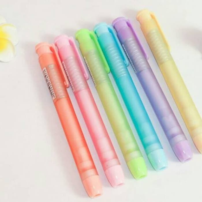 

FLASH SALE Penghapus Cetek Study Time Warna Warni