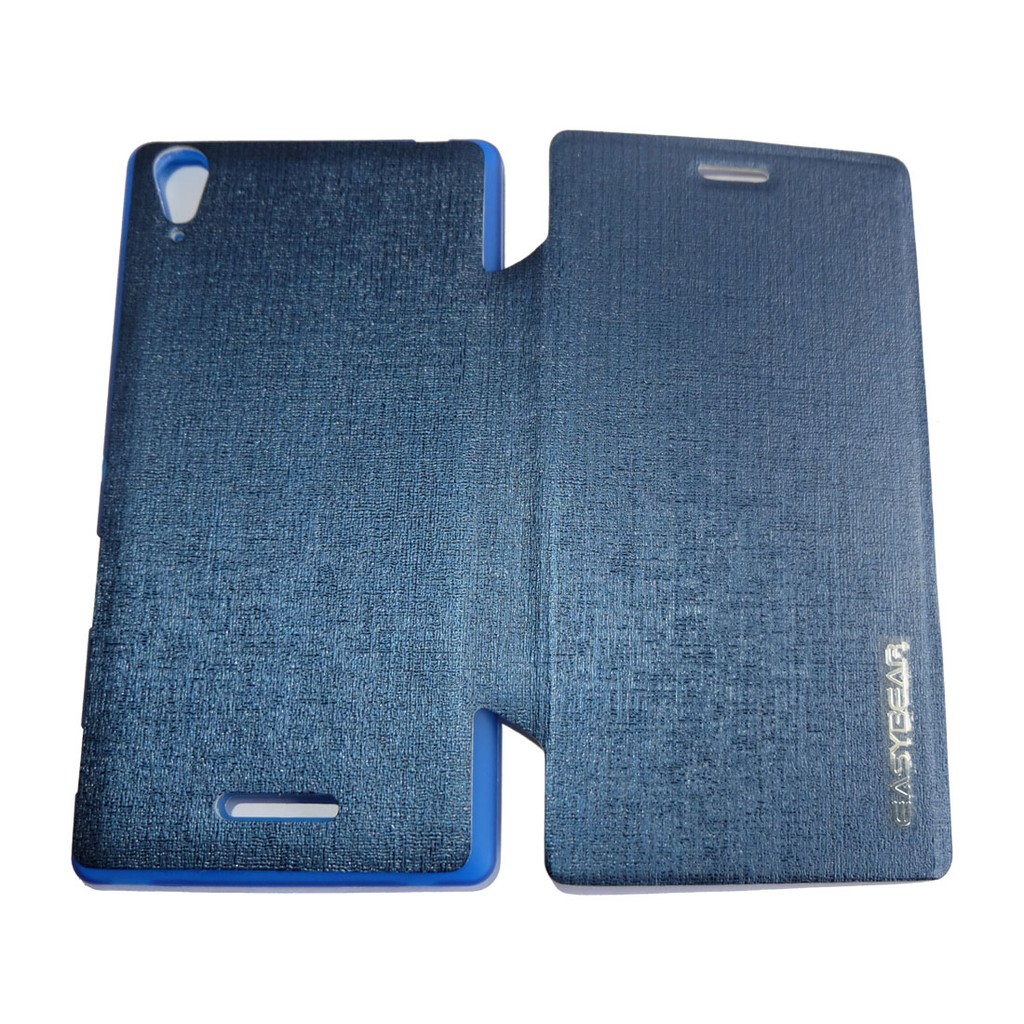 Sarung EASYBEAR Sony Xperia T3 / Lether Case Sony Xperia T3 / Flip Shell / Flip Cover / Dompet / Sarung hp