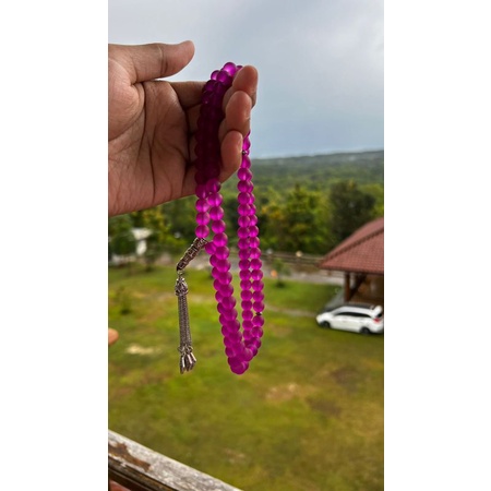 tasbih "ungu muda" oleh oleh ismael al kholilie barokah makkah madinah