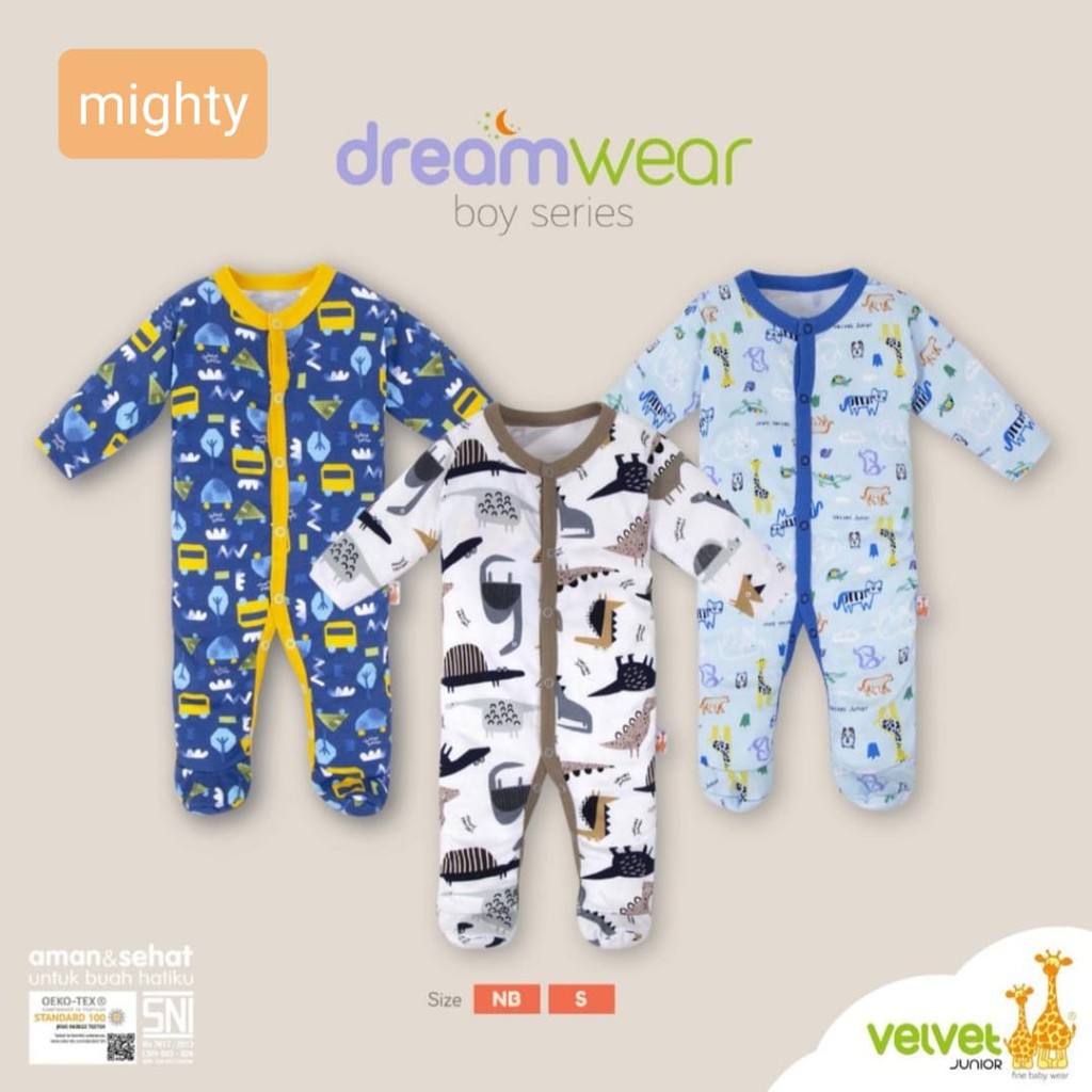 Velvet Dreamwear Jumper Tutup Kaki (BOY)