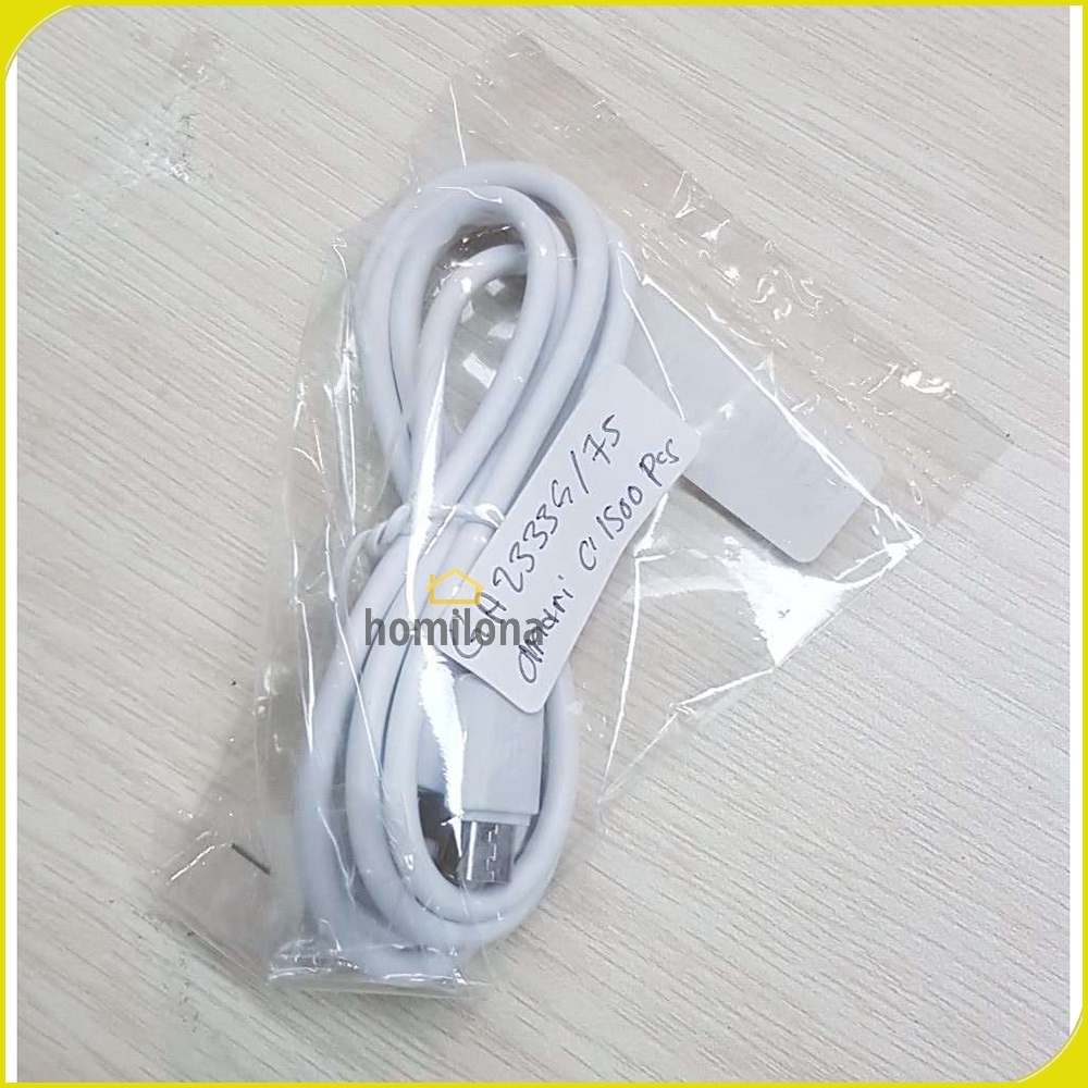 Kabel Charger Micro USB 1 Meter - White