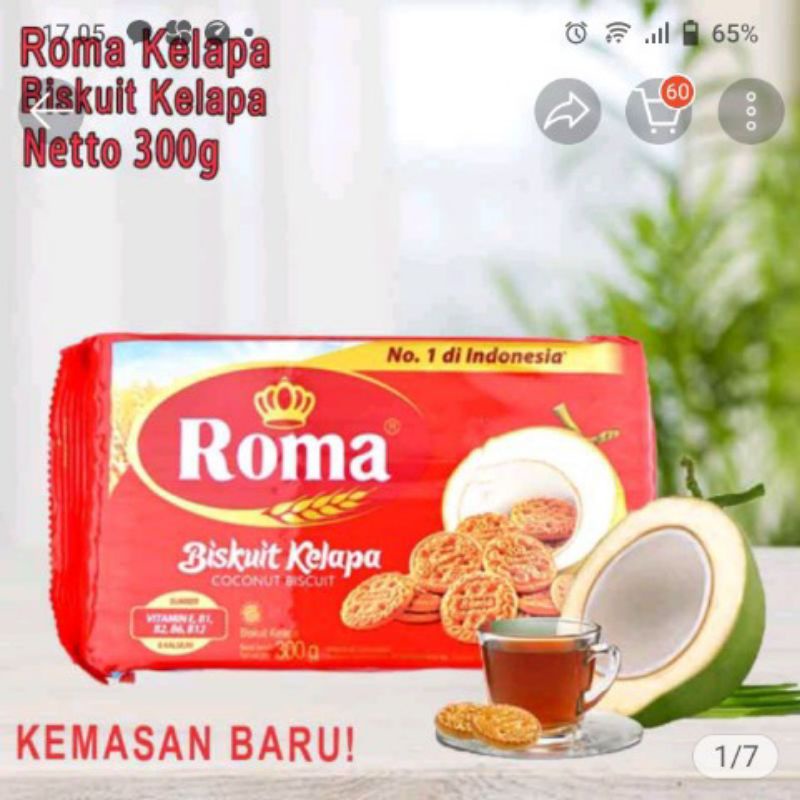 

biskuit kelapa roma 300 gr