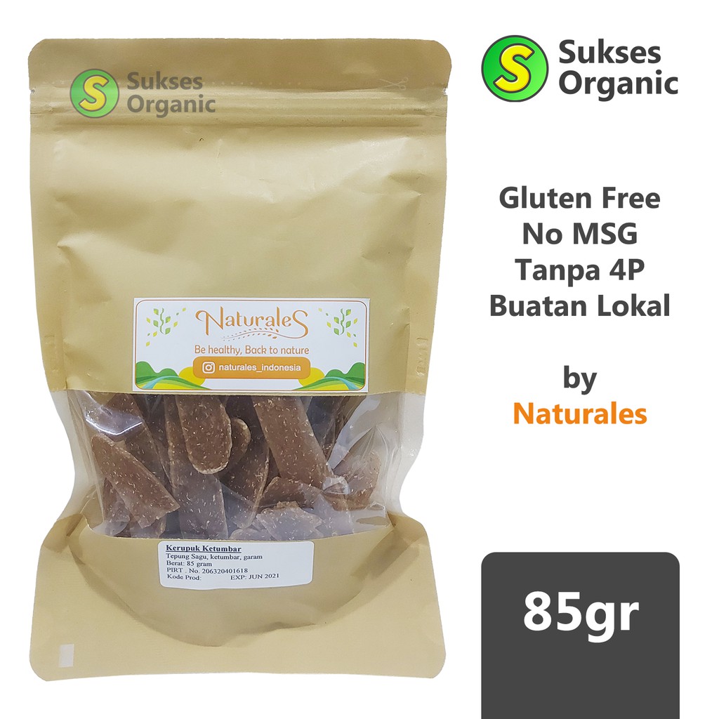 

Kerupuk Ketumbar Gluten Free Mentah | 85gr | Naturales