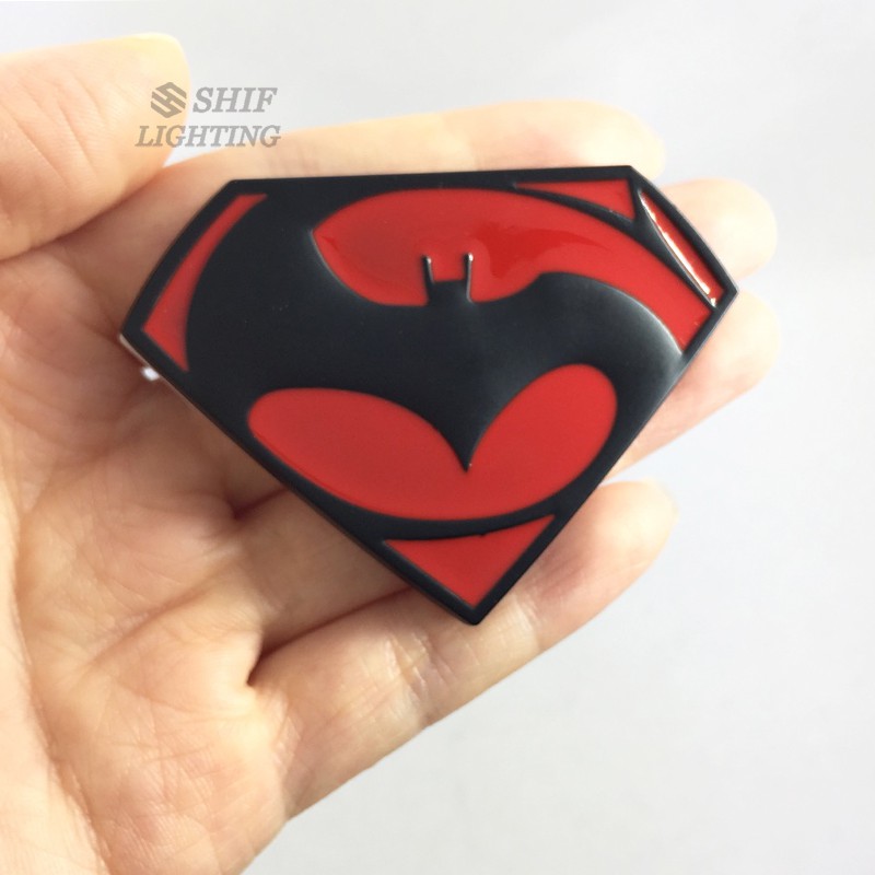 Stiker Emblem Logo Batman Dark Knight Bahan Metal Untuk Mobil / Motor