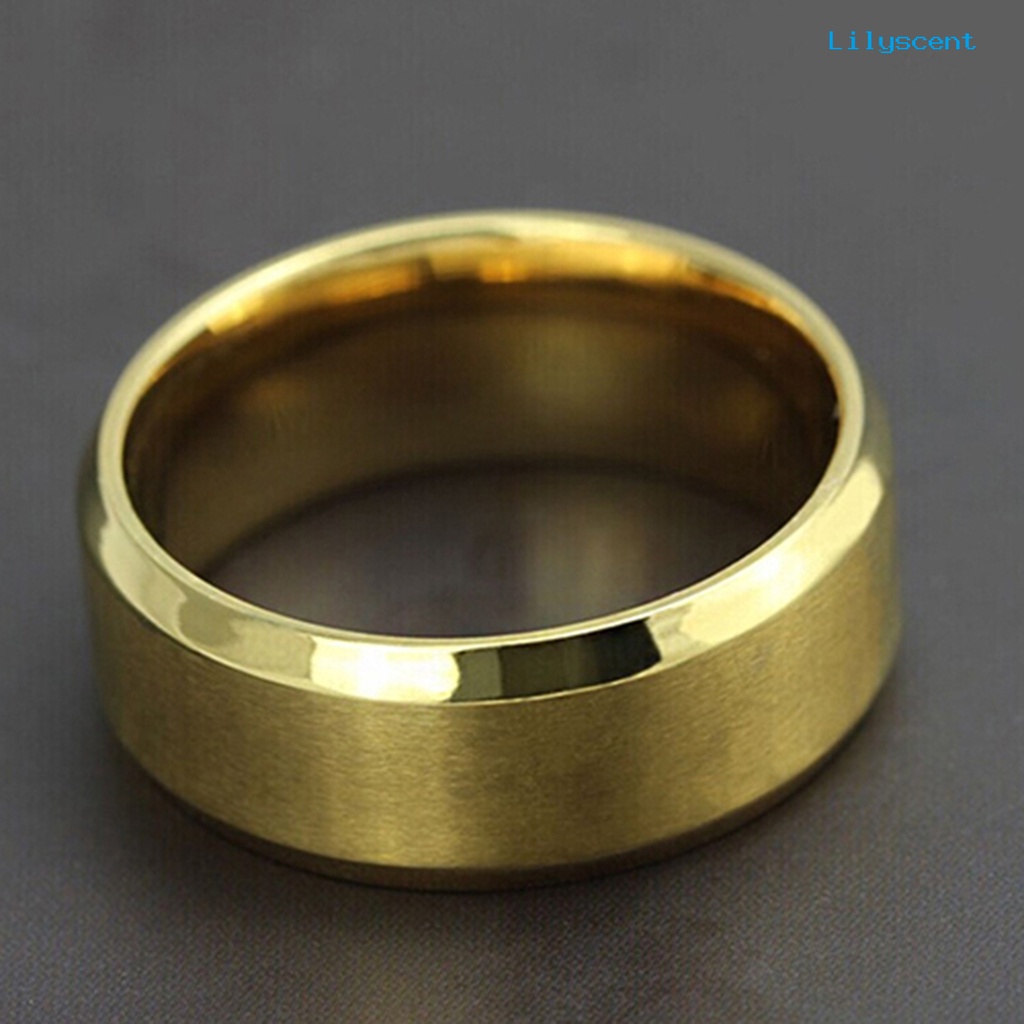 Ls Cincin Bahan Titanium Steel Gaya Punk Untuk Cocktail