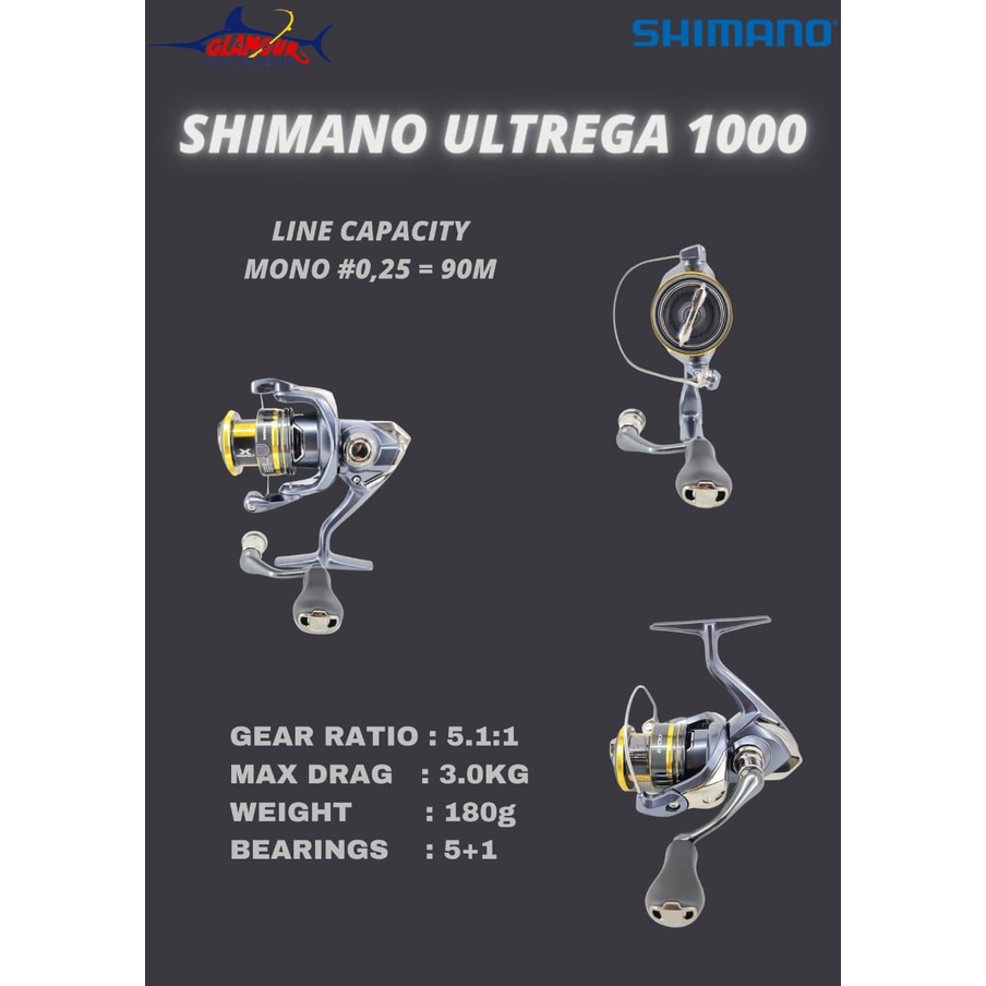 REEL SHIMANO ULTREGA 1000 / KATROL PANCING SHIMANO ULTREGA 1000