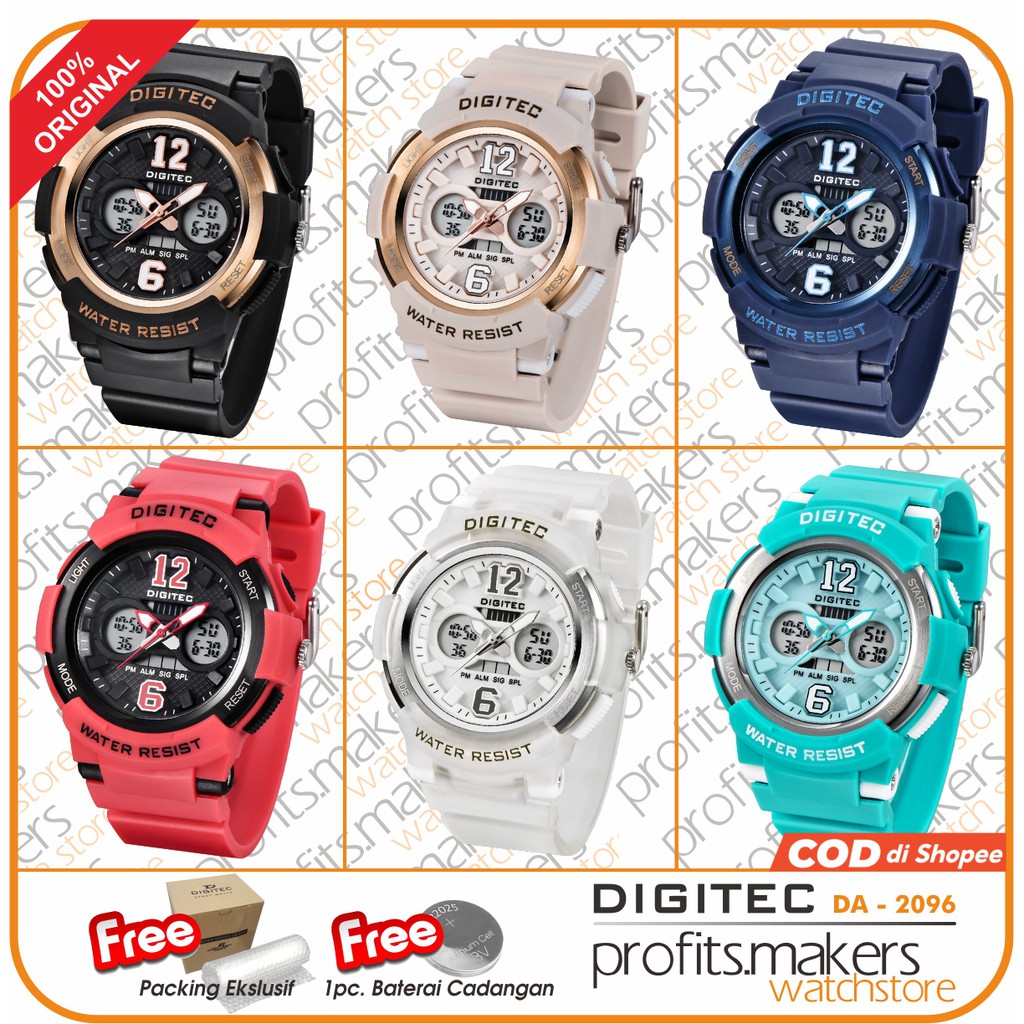 DIGITEC DG 2096 / DG-2096 / DG2096 DA Watch Jam Tangan ORIGINAL