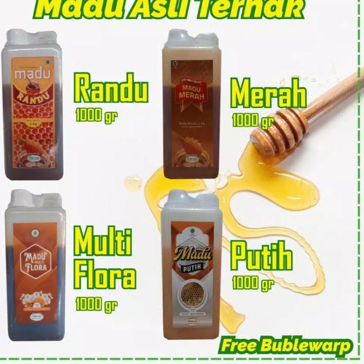

『Murah』 TERLARIS Madu Murni Asli / Madu Randu Mabruuk / Madu Merah Mabruuk / Madu Multi Flora Mabru