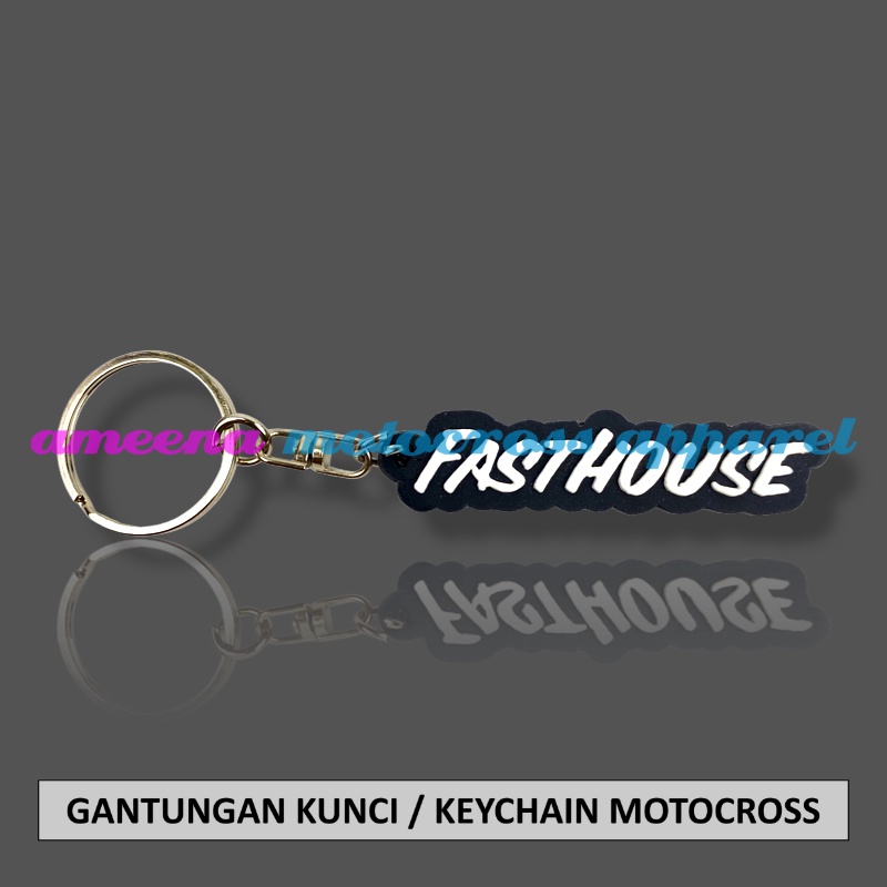 Gantungan Kunci Motocross - Keychain Trail MX - Gantungan Kunci Trabas - Keychain Enduro - Souvenir Trail - Keychain Souvenir - FH001