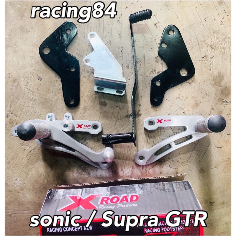 Footstep Underbond Xroad Sonic 125/150/150R/Sonic150/Supra GTR Underbone/Underbon Foot Step X-Road a
