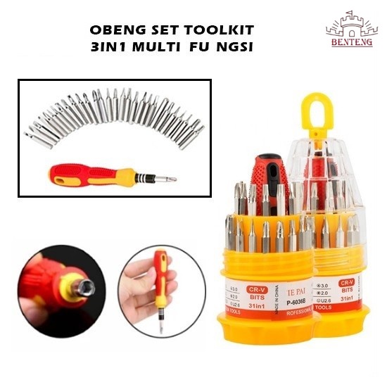 Obeng Complete Set 31in1 Screwdriver Set