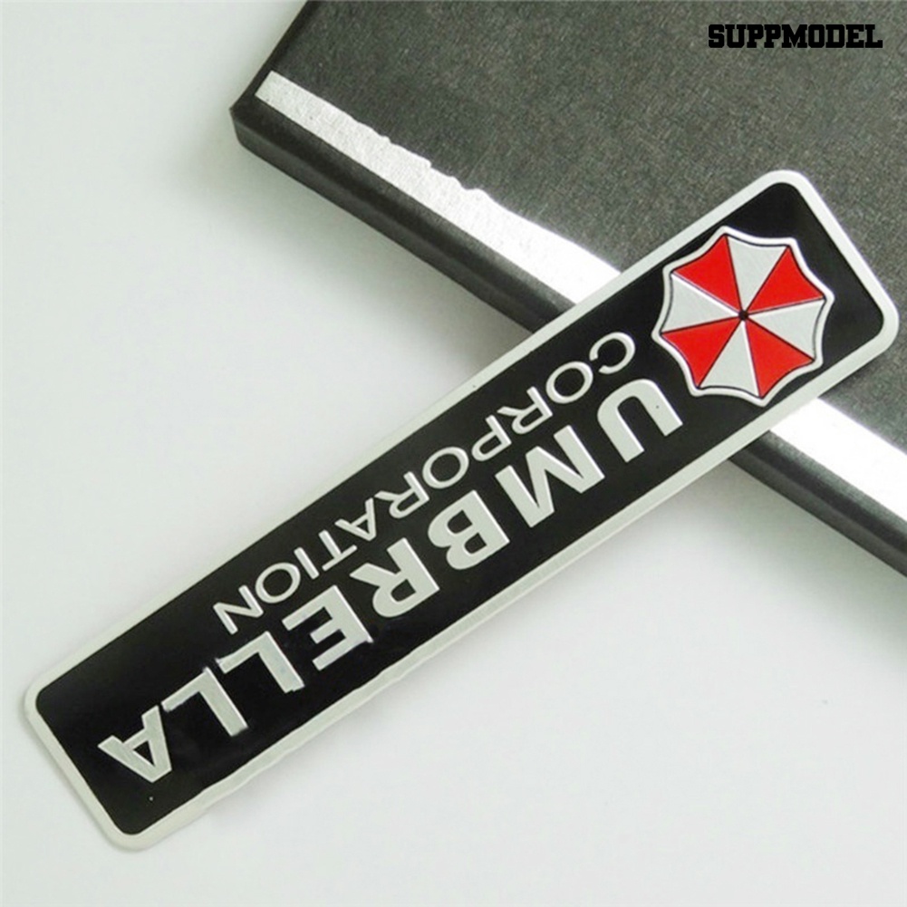 1 / 2Pcs Stiker 3D Bahan Aluminum Alloy Untuk Dekorasi Body / Bumper / Jendela Mobil