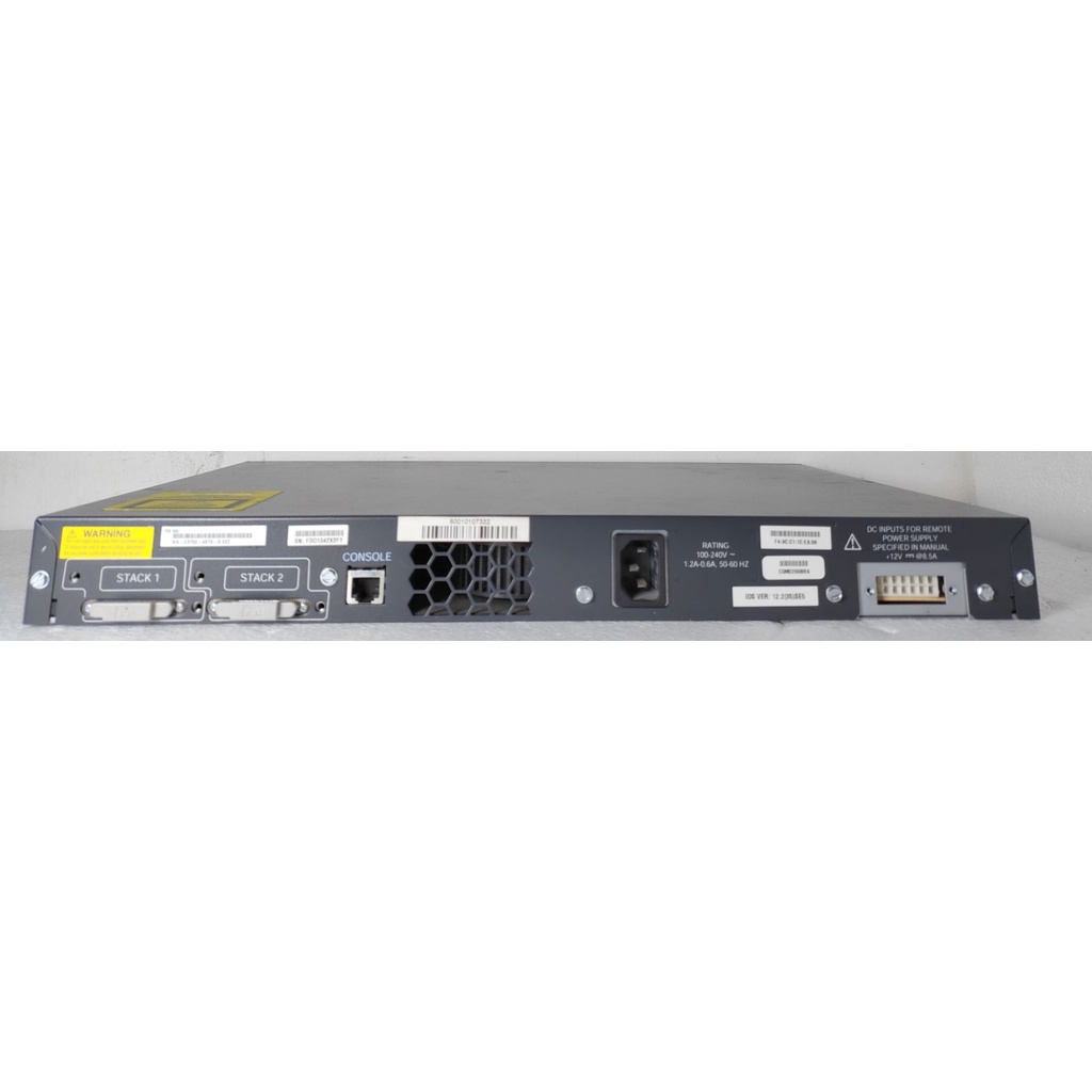 Cisco Catalyst 3750 SeriesWS-C3750-48TS-S