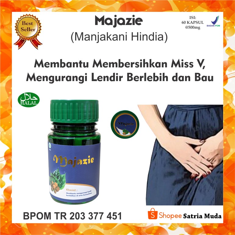 Majazie Obat Herbal Miss V Kewanitaan & Promil Manjakani Hindia - Obat Keputihan Pil Perapat Miss V-1