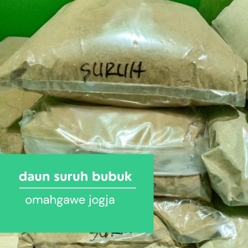 

(Netto 500gr) Daun suruh hijau bubuk / daun sirih hijau bubuk