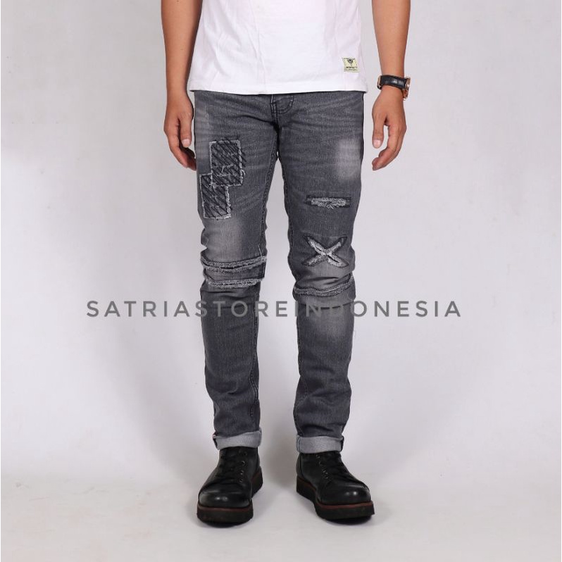 Celana Sobek Pria - Ripped Jeans pria, Celana Panjang Sobek Pria