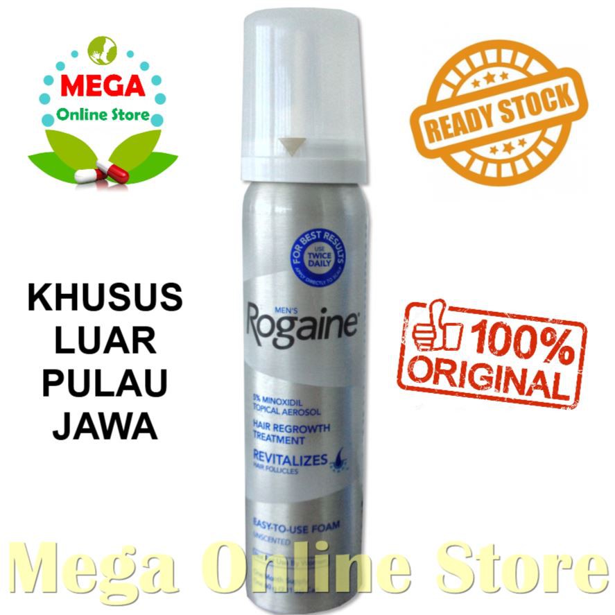 [Khusus Luar Pulau Jawa] Rogaine Foam 5% Minoxidil 60 Gram