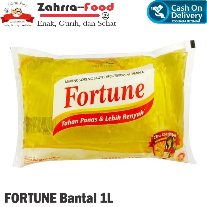 

Minyak Goreng Fortune bantal 1 liter Pillow Ecer Original Indonesia Oil Populair Dijamin aman