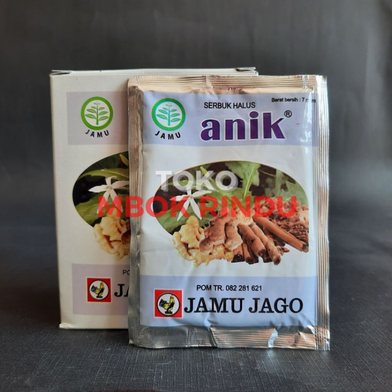 

Jamu Anik Untuk Perokok Membantu Melegakan Tenggorokan Jamu Jago (Isi 10 Sachet)