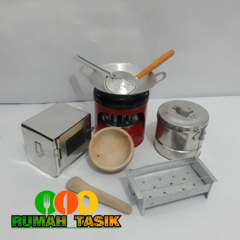 Kitchenset Mainan Masak Masakan Anak Tradisional Paket RT004