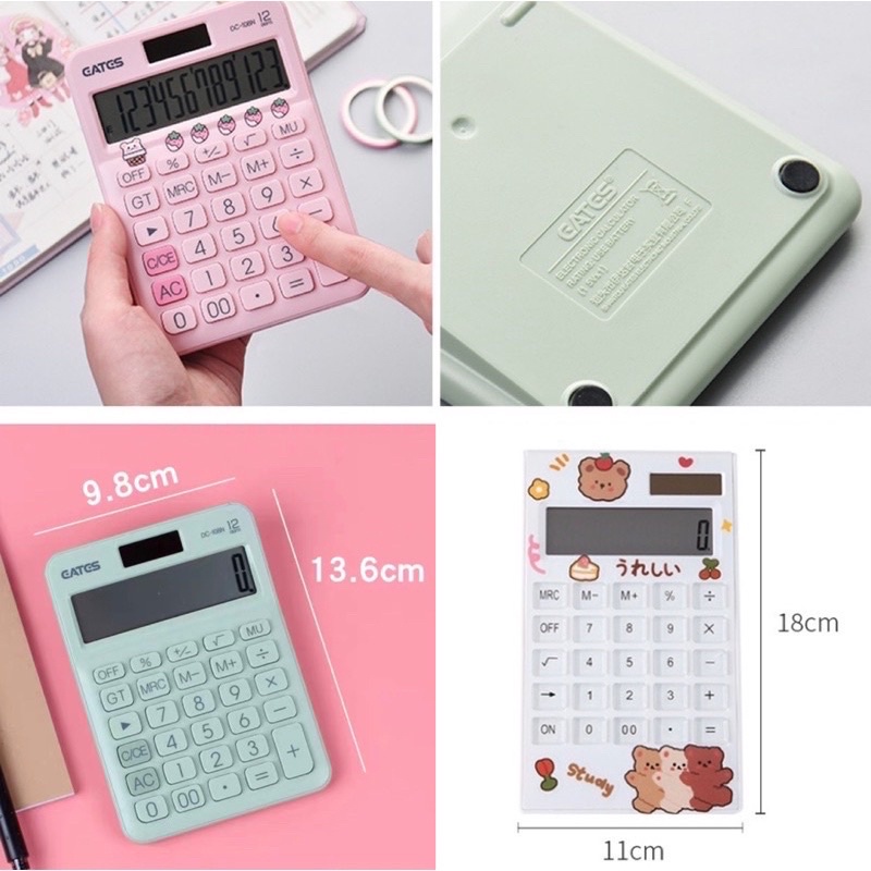 cute calculator colourful