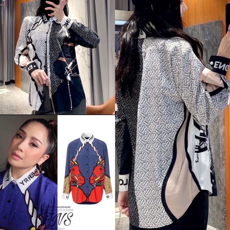 RESTOCK!!!KEMEJA BURBERRY NAGITA IMPORT BKK 2290