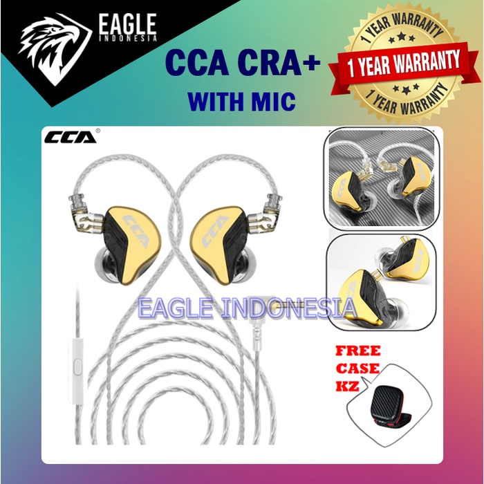 CCA CRA CCA CRA PLUS High Polymer Diaphragm Monitor In Ear Monitor WITH MIC