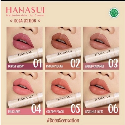 HANASUI LIP CREAM BOBA EDITION