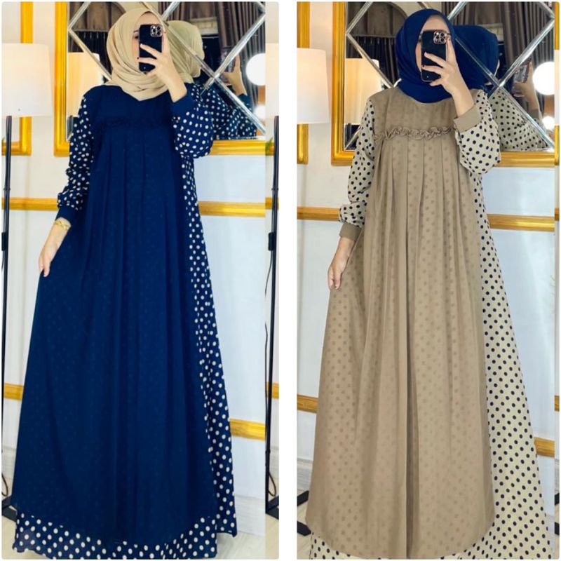 SEROJA POLKA DRESS | GAMIS POLKA