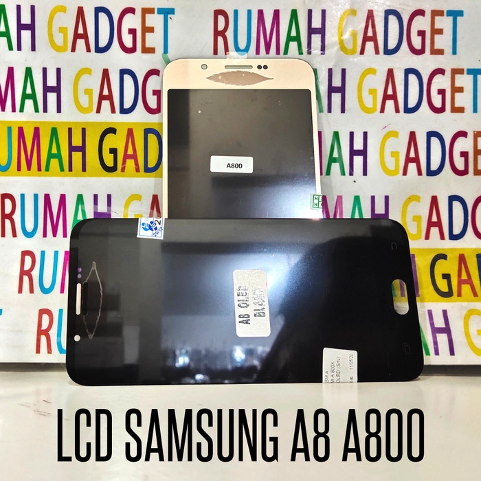 {SuheStore} LCD SAMSUNG A8 2015 A800 FULLSET OLED - Putih PAKING EXTRA Berkualitas