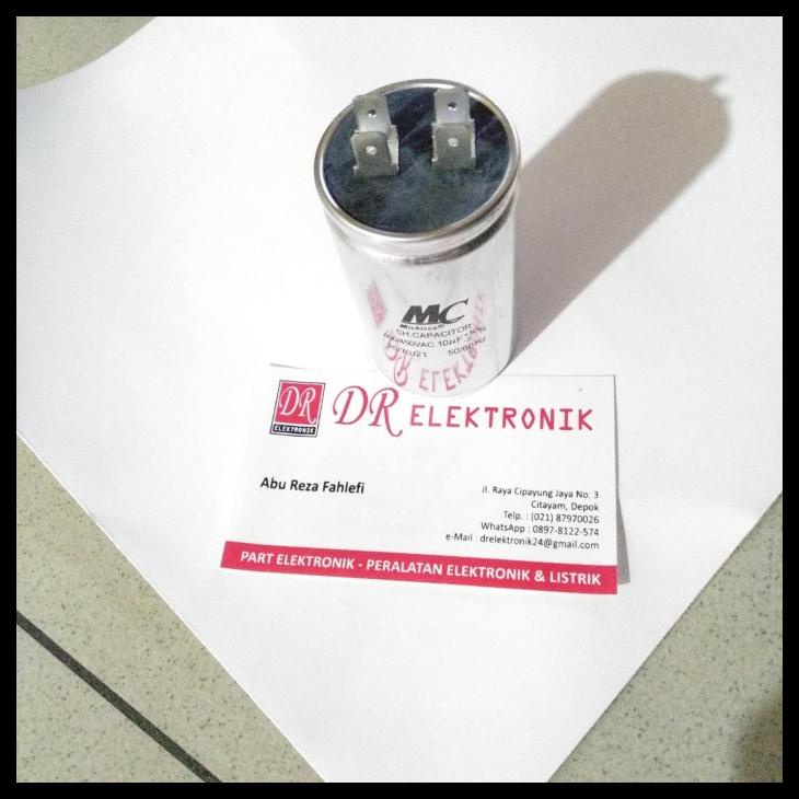 Kapasitor Capasitor Mc Running Ac 10Uf 10 Uf Mikro 400 450 V Volt Kode 1051