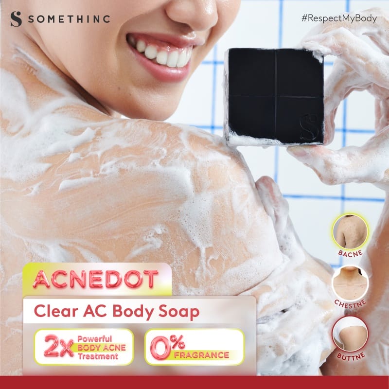 SOMETHINC ACNEDOT BODY SOAP ACNEDOT SABUN MANDI CLEAR AC 80GR