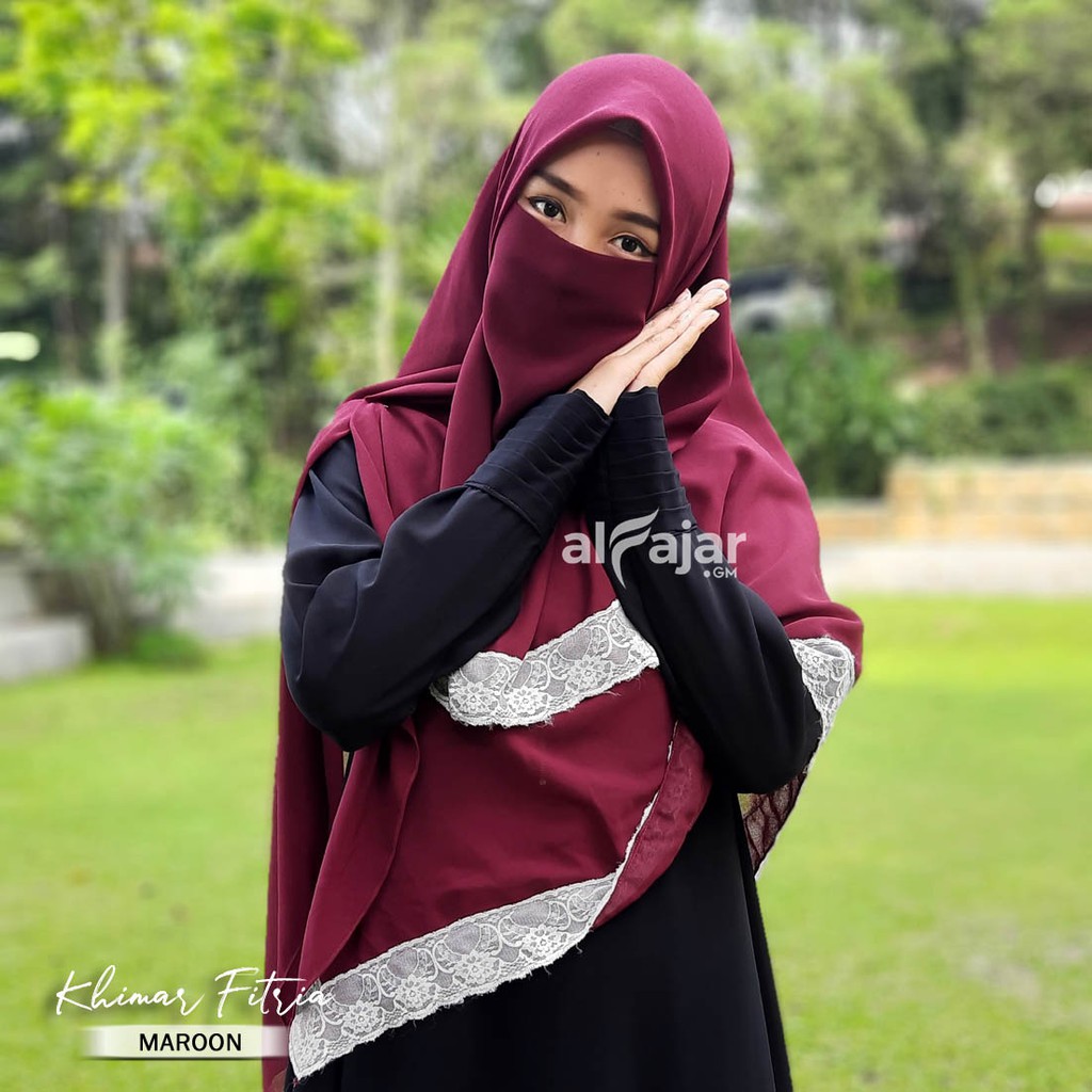 Khimar Syar'i Ceruty Fitria by Alfajar Free Cadar