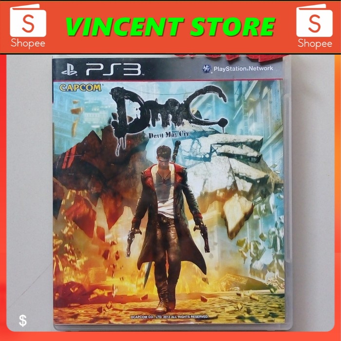 bd PS3 kaset game DEVIL MAY CRY 5 DMC