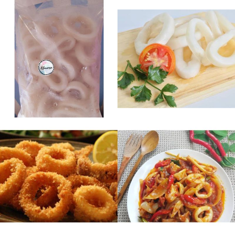 Cumi Ring 1kg/Cumi Ring 500gr/Cumi-cumi/Cumi Rings/Seafood/Cumi