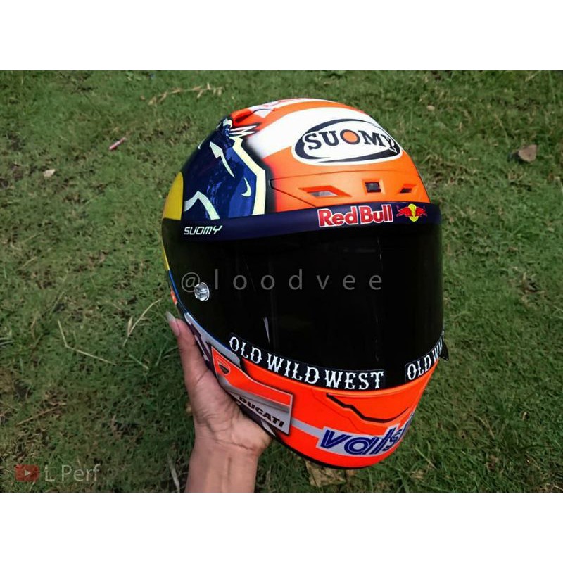 Stiker Visor Helm Andrea Dovizioso - Helm Suomy