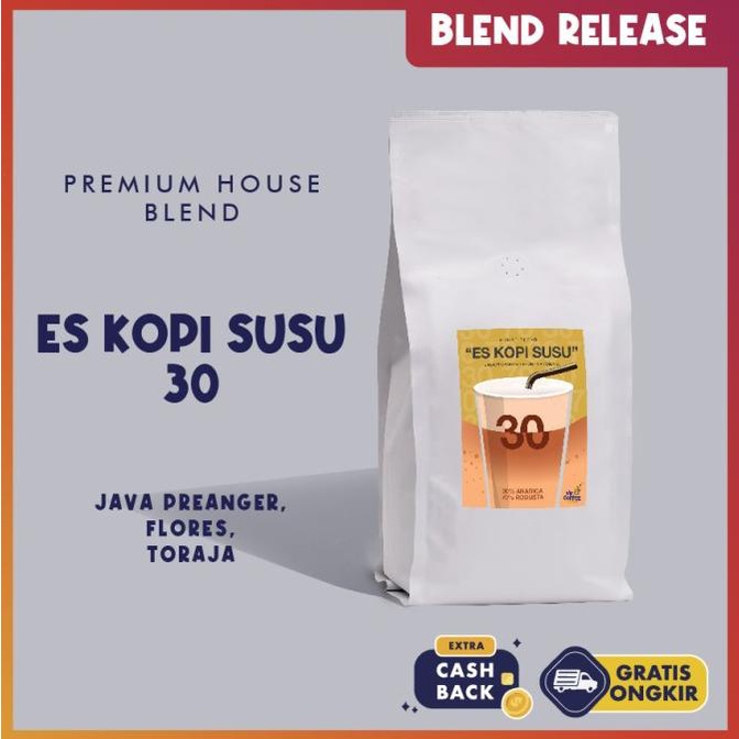 

Kopi House Blend 1kg Es Kopi Susu | Espresso Arabika 30% Robusta 70%