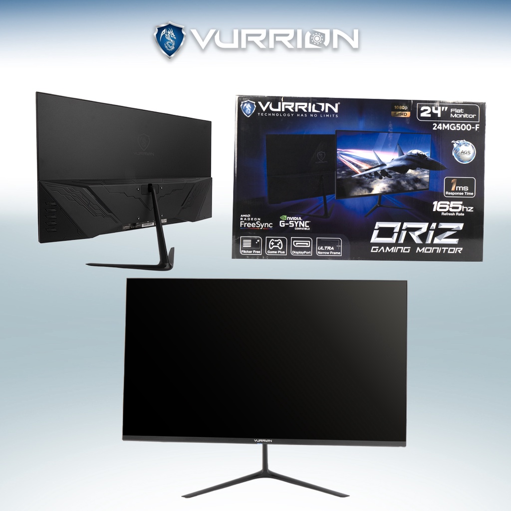 Monitor LED Gaming ORIZ 24 INCH 24MG-500F Flat Vurrion 165HZ 1MS 1 Years 24&quot; 24Inch Warranty