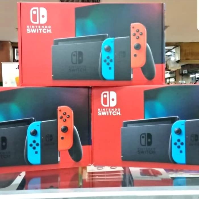 New Nintendo Switch V2 Console Grey Hac-001(-01)