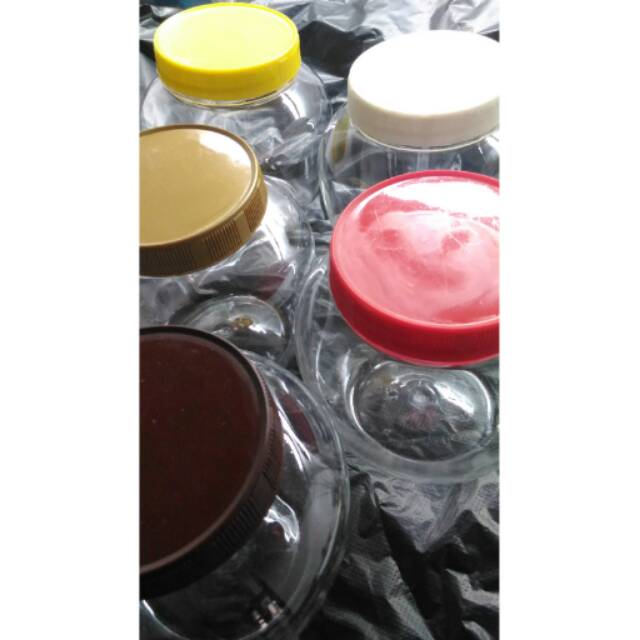 Toples gentong mini apel bulat plastik murah bagus tebal