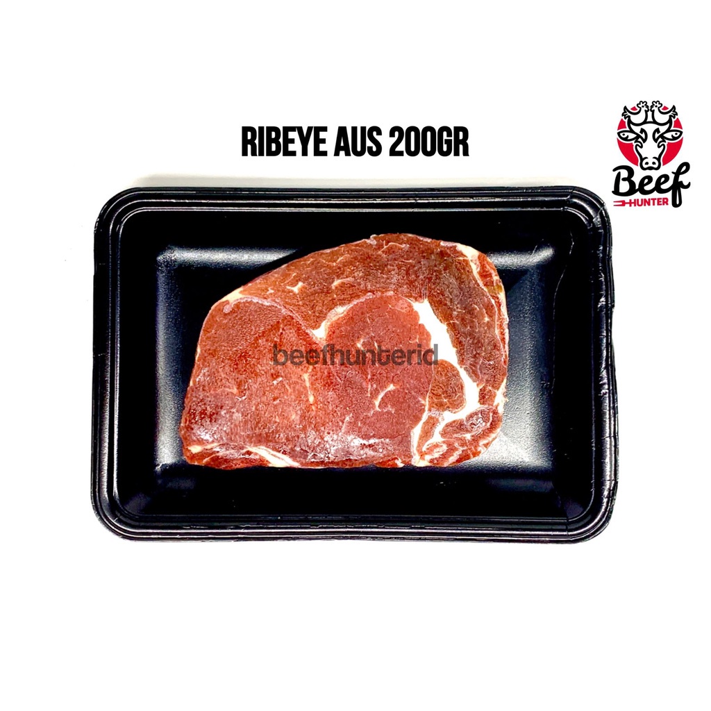 Daging Sapi Impor AUS Ribeye / Cube Roll Beef Steak Grade A 200gr