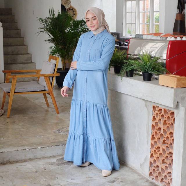 DRESS MUSLIM LIE DENIM