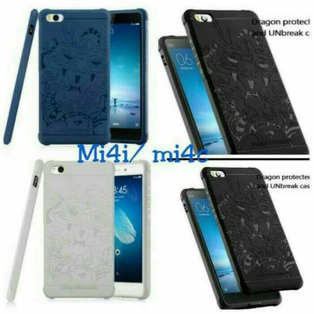 XIAOMI MI4I MI4C CASE SLIM ARMOR COCOSE DRAGON SOFTCASE BACK COVER